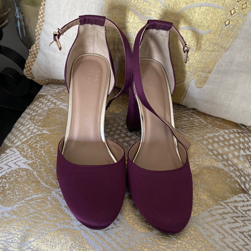 Plum 3in heel